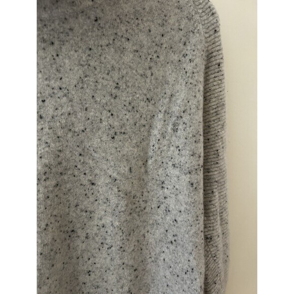 Athleta Teton 100% Cashmere Gray Tunic Cowl Neck Sweater Small Quiet Luxury - Picture 2 of 6